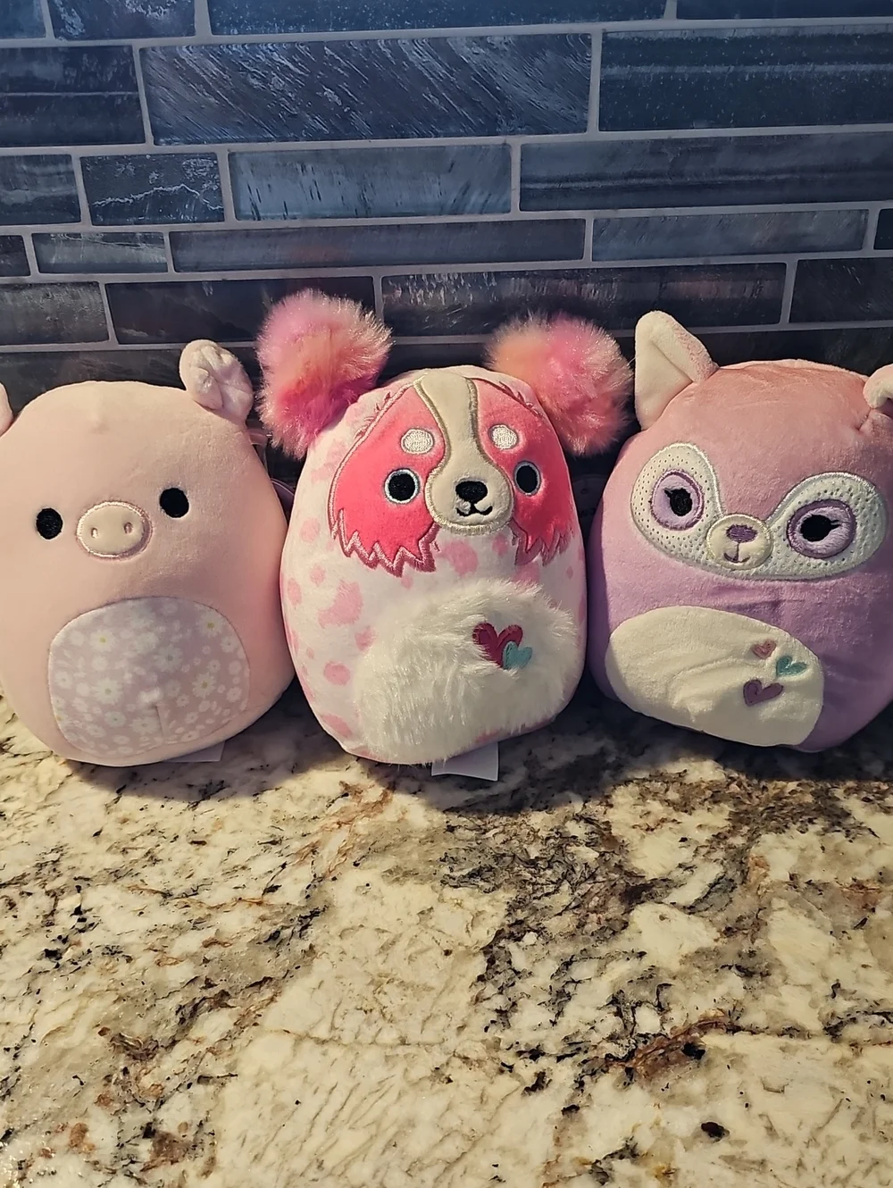 Squishmallows Pink Plush Bundle - Pastel Pink Trio